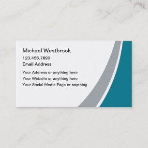 Tarjeta De Visita Consultor profesional moderno