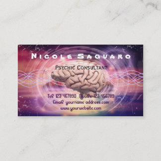 Tarjeta De Visita Consultor psíquico