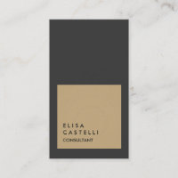 Consultor sencillo y sencillo de moda de color gri