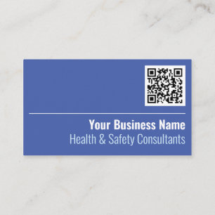Tarjeta De Visita Consultores de Salud y Seguridad Código QR