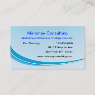 Tarjeta De Visita Consultoría de marketing empresarial moderna
