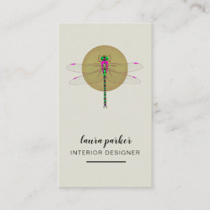 Tarjeta De Visita Consultoría de naturaleza del diseñador creativo d