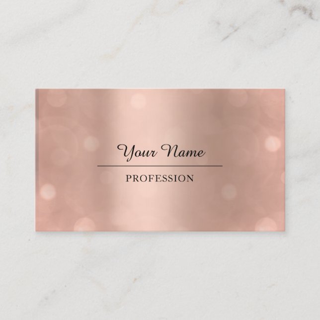 Tarjeta De Visita Consultoría profesional Rosa moderno (Anverso)