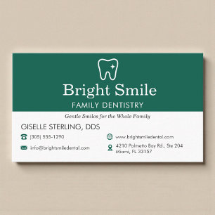 Tarjeta De Visita Consultorio Dental Dentista Profesional