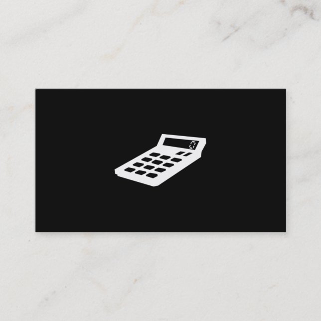 Tarjeta De Visita Contable (Anverso)