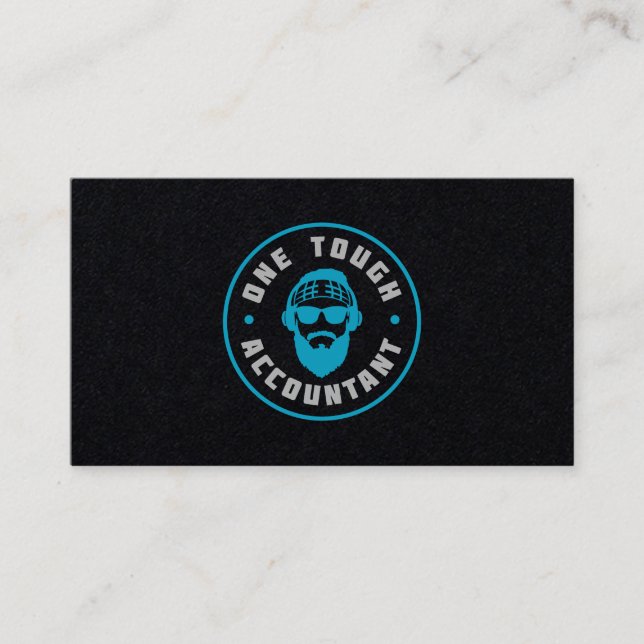 Tarjeta De Visita Contable A One Tough (Anverso)