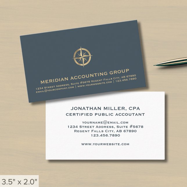 Tarjeta De Visita Contable CPA Profesional (Subido por el creador)