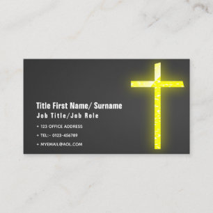 Tarjeta De Visita Contacto de fe de la Iglesia católica