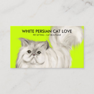 Tarjeta De Visita Contacto de reserva de sala de gatos