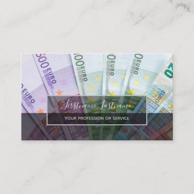 Tarjeta De Visita Contador de impuestos y expertos financieros en eu (Anverso)