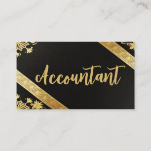 Tarjeta De Visita Contador elegante