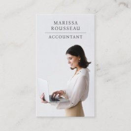 Tarjeta De Visita Contador profesional moderno de fotografía empresa