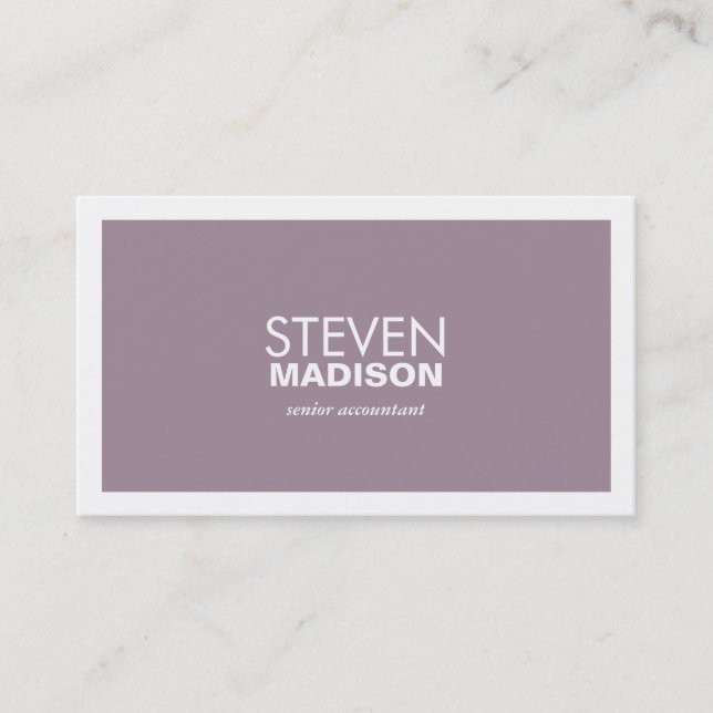 Tarjeta De Visita Contemporáneo (Anverso)