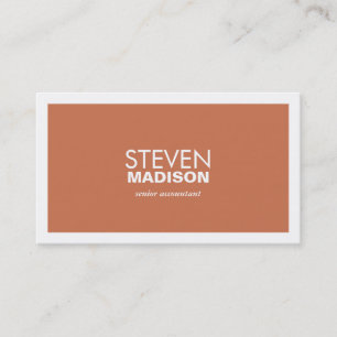 Tarjeta De Visita Contemporáneo