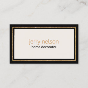 Tarjeta De Visita Contemporáneo minimalista de lujo