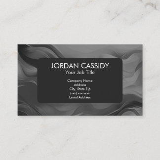 Tarjeta De Visita Contemporary Black And White Your Logo Simple