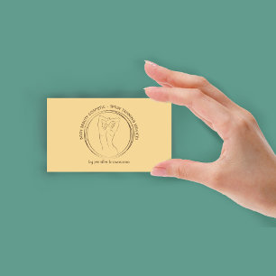 Tarjeta De Visita Contorsión de escultura de cuerpo de pulverización