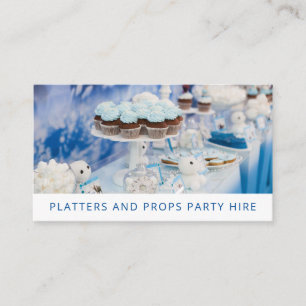 Tarjeta De Visita Contratación de eventos de aprovisionamiento de F