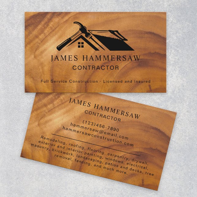 Tarjeta De Visita Contratista de Construcción de Edificios Modernos (Subido por el creador)