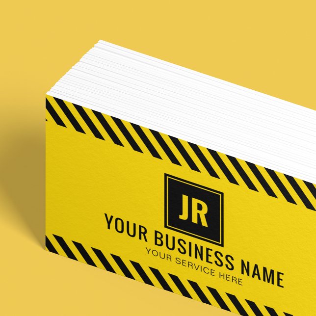 Tarjeta De Visita Contratista de construcción profesional (Subido por el creador)