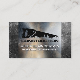 Tarjeta De Visita Contratista general   Construcción comercial   Arq