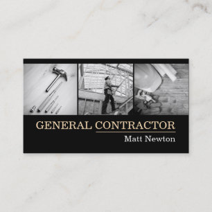 Tarjeta De Visita Contratista General Constructor Gerente Construcci