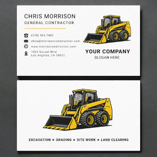 Tarjeta De Visita Contratista general de construcción