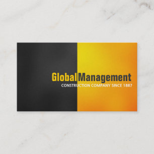 Tarjeta De Visita Contratista general de gestión Constructor