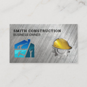 Tarjeta De Visita Contratista general   Herramientas de construcción