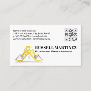 Tarjeta De Visita Contratista General Renovaciones de Hogar