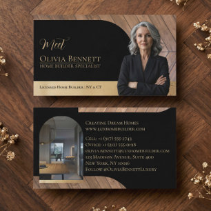 Tarjeta De Visita Contratista profesional de remodelación de hogares