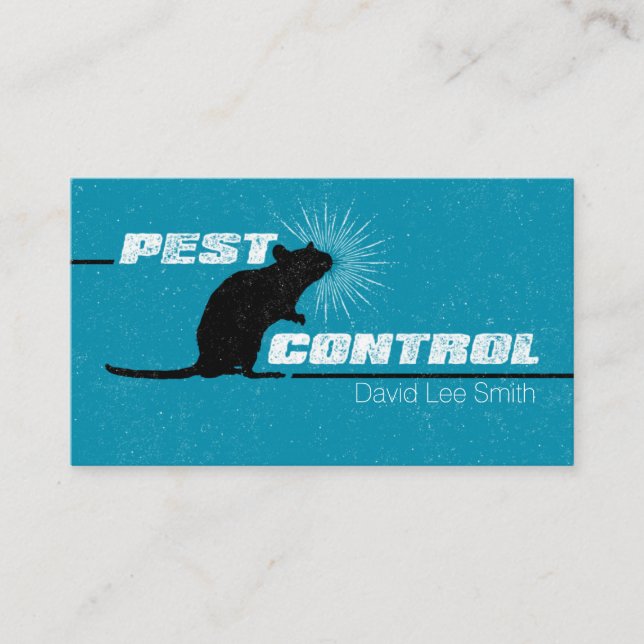 Tarjeta De Visita Control de plagas (Anverso)