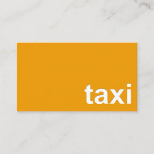 Tarjeta De Visita Controlador de señalización Taxi amarillo Grabad
