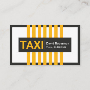 Tarjeta De Visita Controlador De Taxi Creativo Vertical De Líneas D