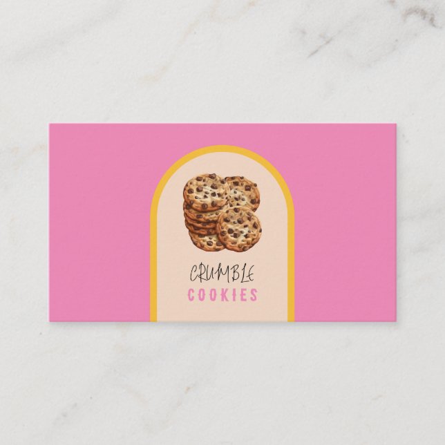 Tarjeta De Visita Cookie Bakery (Anverso)
