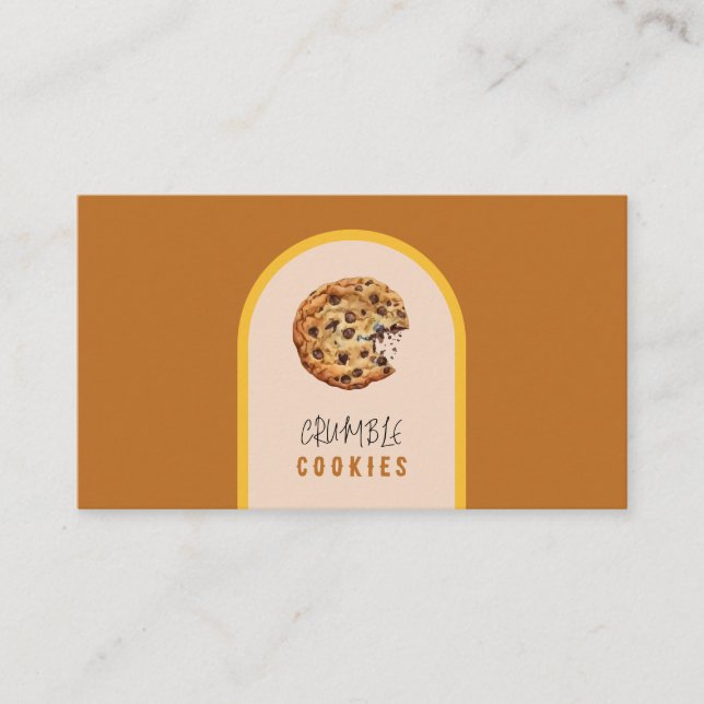 Tarjeta De Visita Cookie Bakery (Anverso)