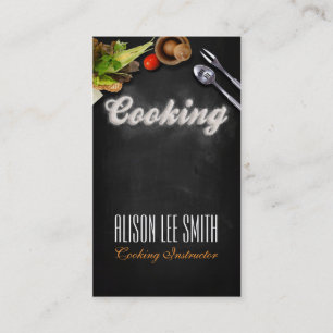 Tarjeta De Visita Cooking Instructor / Chef