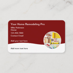 Tarjeta De Visita Cool Remodeling Construction Manitas