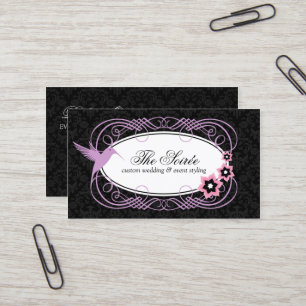 Tarjeta De Visita Coordinador elegante del acontecimiento del