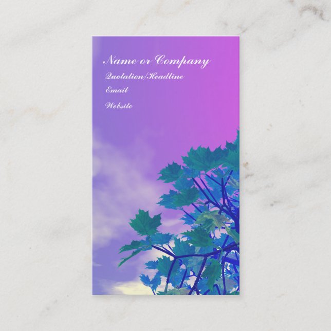 Tarjeta De Visita Copa (Anverso)