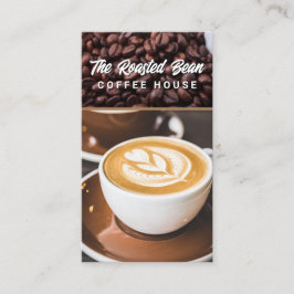 Tarjeta De Visita Copa de Café | Bebidas | Barista