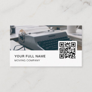 Tarjeta De Visita Copatrocinadora QR Code Logo de medios sociales