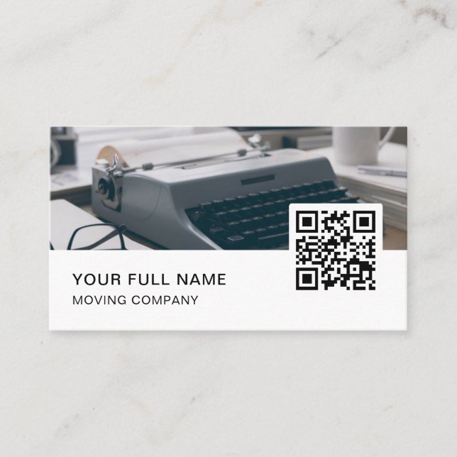 Tarjeta De Visita Copatrocinadora QR Code Logo de medios sociales (Anverso)