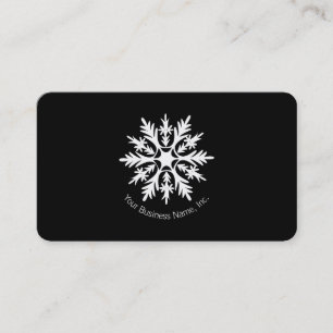 Tarjeta De Visita Copo de nieve