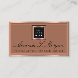 Tarjeta De Visita Copper de producción de eventos de Boda de servici