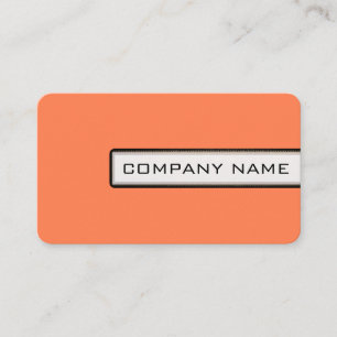 Tarjeta De Visita Coral Minimalista profesional elegante y moderno
