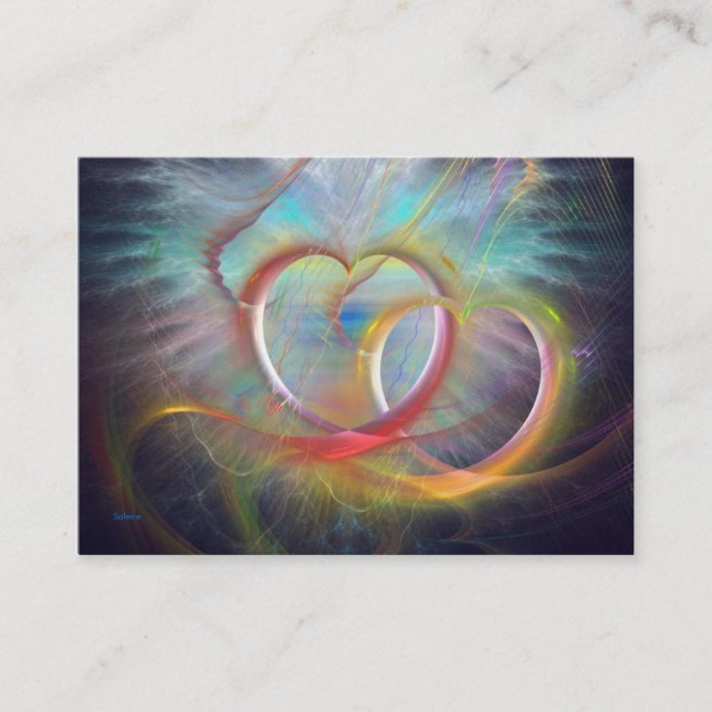 Tarjeta De Visita Corazón a corazón (Anverso)