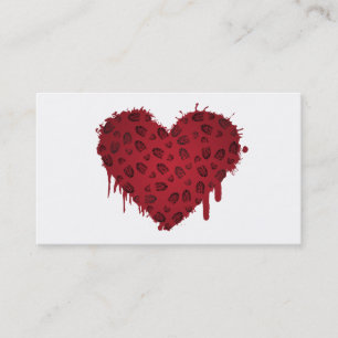 Tarjeta De Visita corazón de arranque