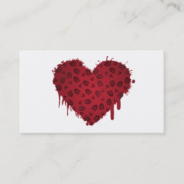 Tarjeta De Visita corazón de arranque (Anverso)