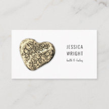 Corazón de guijarros de piedra natural